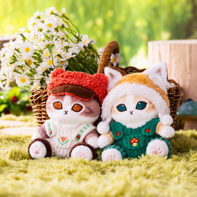 mofusand」にゃんこが“北欧の森の動物たち”に変身！ きつね、おおかみ