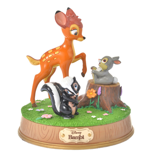 置物バンビ Bambi ディズニー公式 ヴィンテージ ステンドグラス 55周年記念