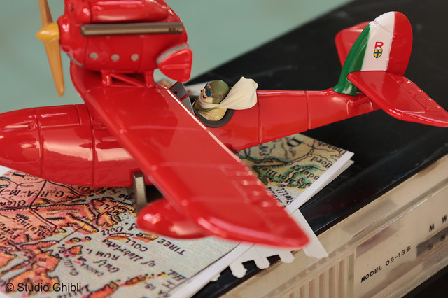 紅の豚 サボイア 模型 ジブリ ポルコ 飛行機 赤 フィギュア - 模型