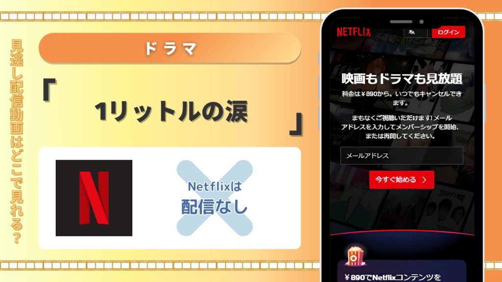 ドラマ　1リットルの涙　Netflix