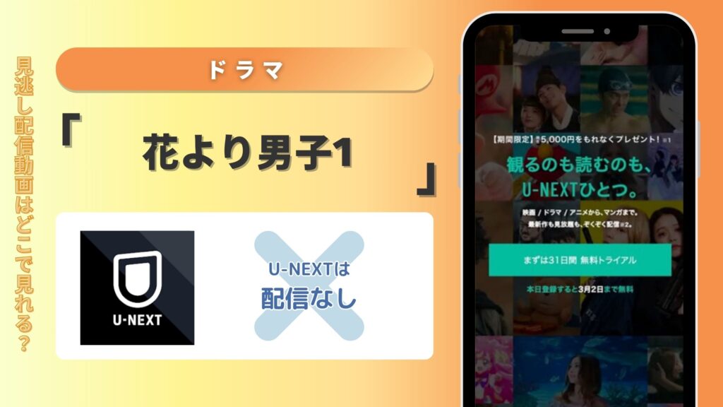 ドラマ「花より男子1」はU-NEXTで動画配信はある？