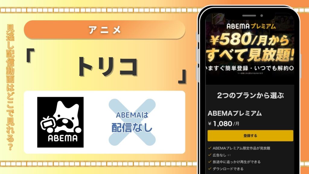 トリコ配信ABEMA