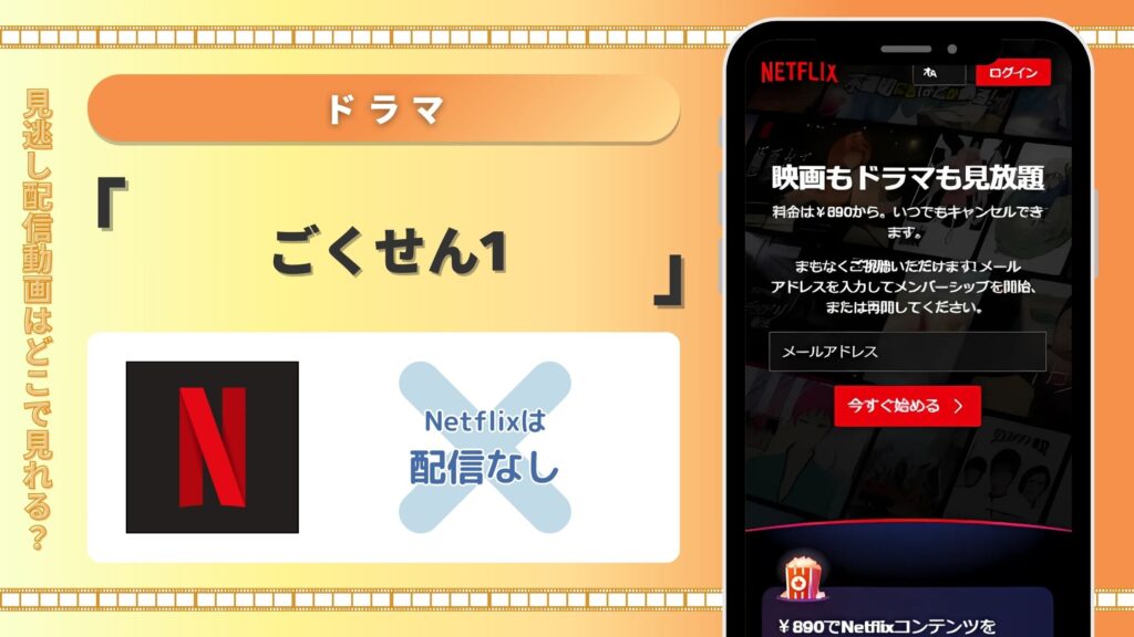 ドラマ「ごくせん1」はNetflixで配信ある？