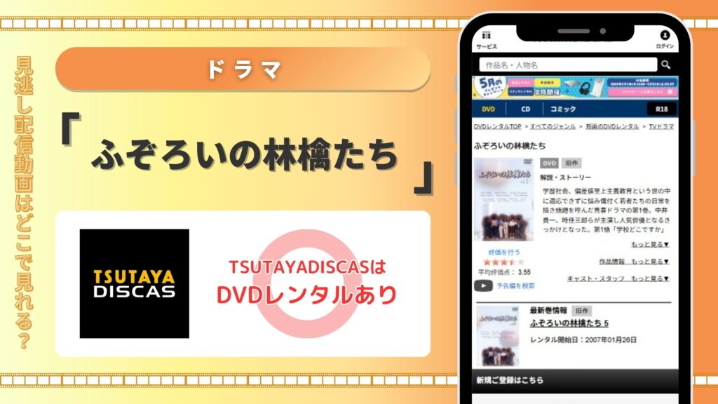 ドラマふぞろいの林檎たち配信TSUTAYADISCAS無料視聴