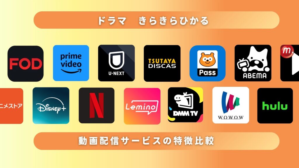 ドラマ「きらきらひかる」の配信状況