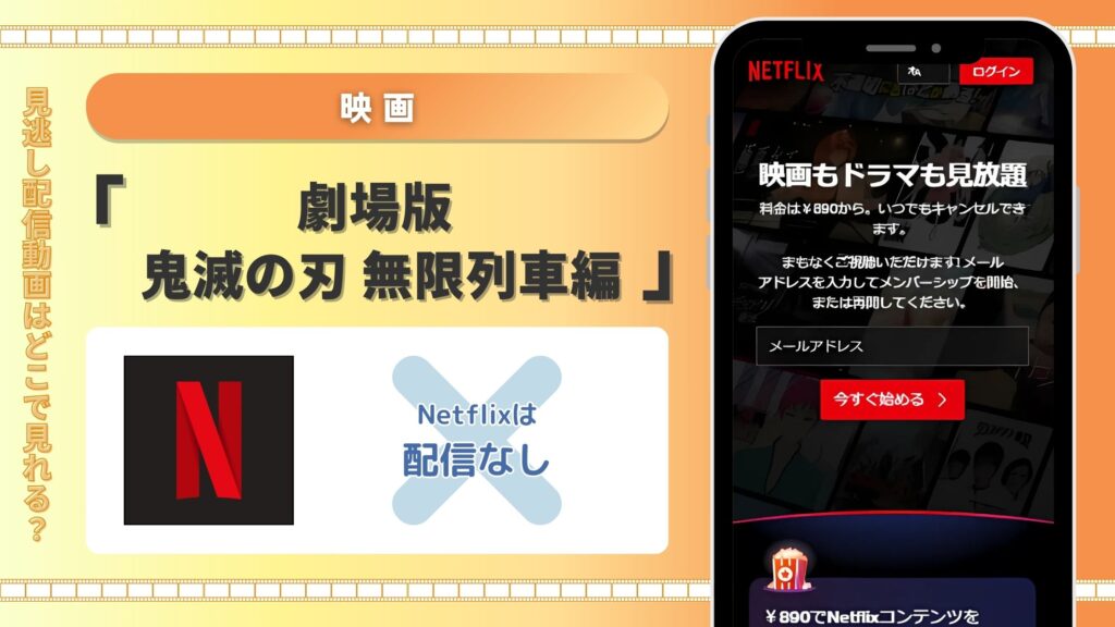 劇場版 鬼滅の刃 無限列車編　Netflix