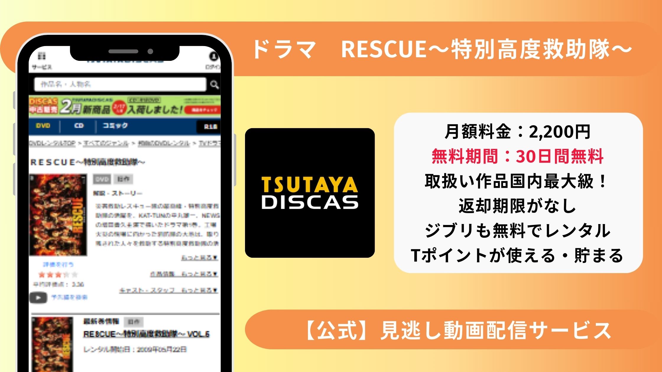 ドラマ「RESCUE～特別高度救助隊～」-eyecatching