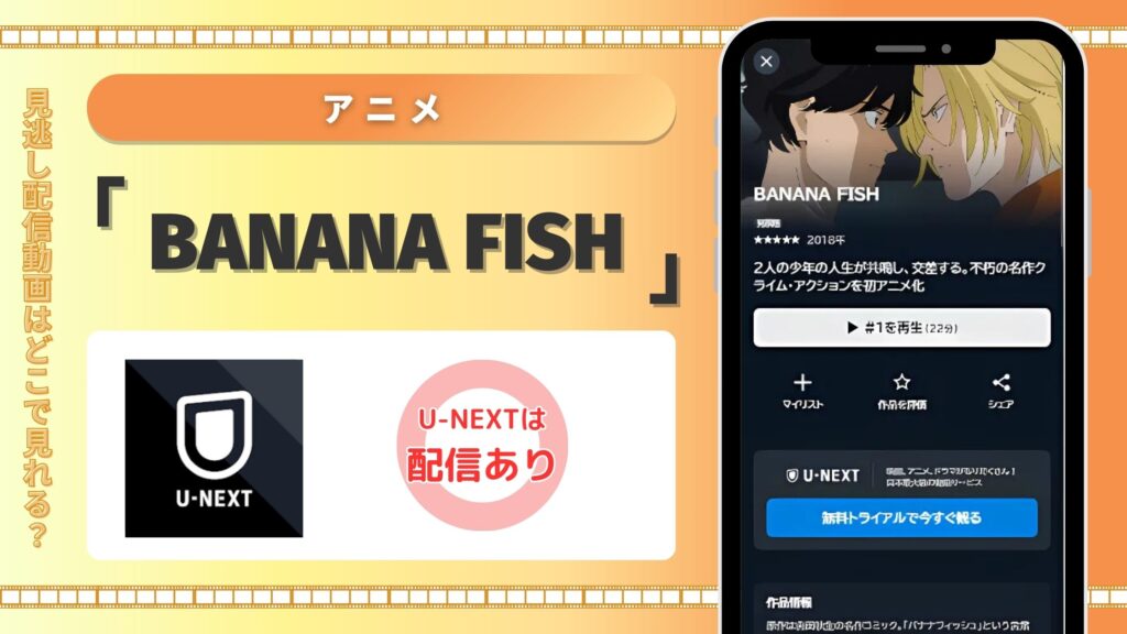 BANANA FISH配信U-NEXT