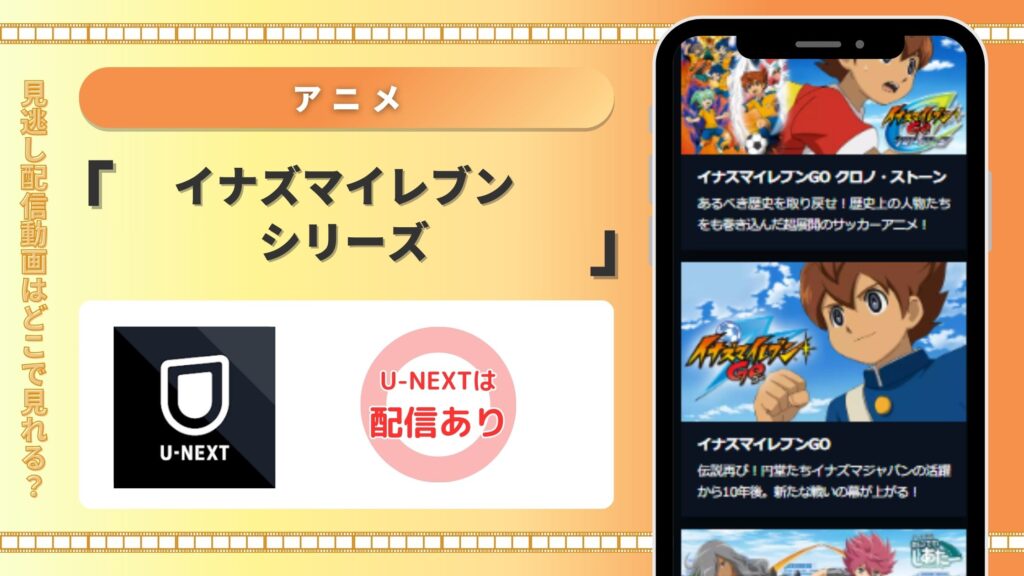 U-NEXT　イナズマイレブン