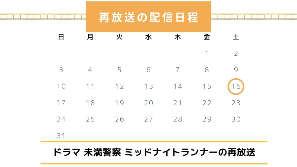 ドラマ未満警察配信・再放送スケジュール無料視聴