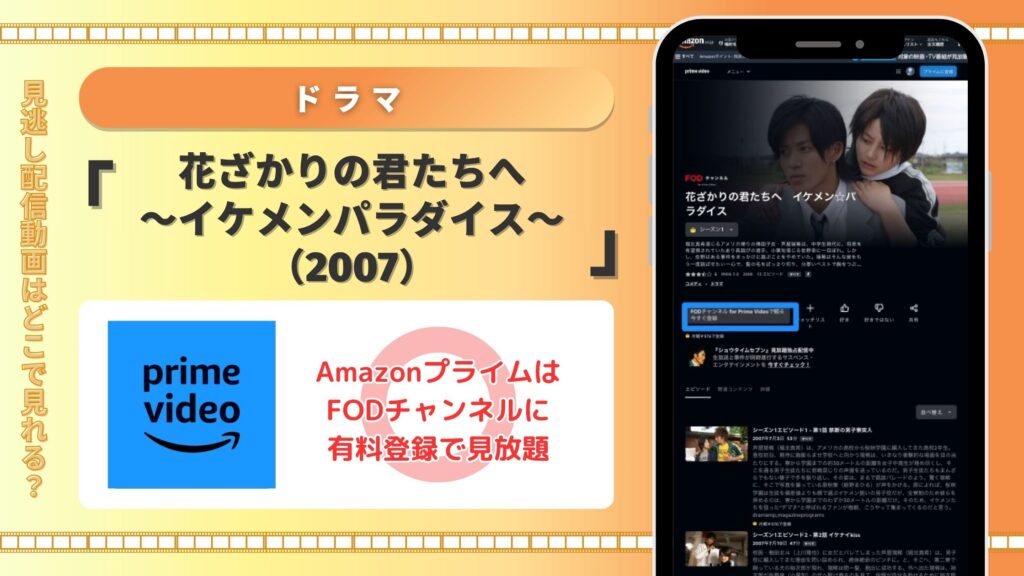 ドラマ 花ざかりの君たちへ〜イケメンパラダイス~(2007) Amazonプライムビデオ