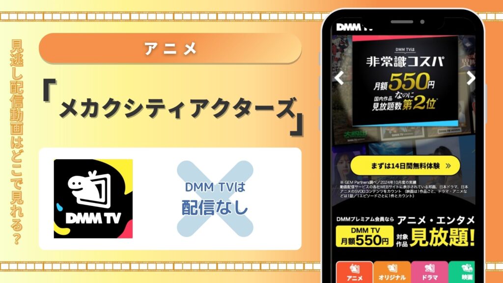 アニメ「メカクシティアクターズ」 DMMTV