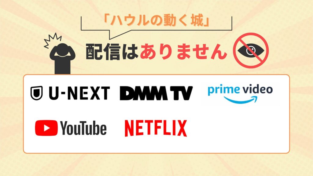 ハウルの動く城配信なし