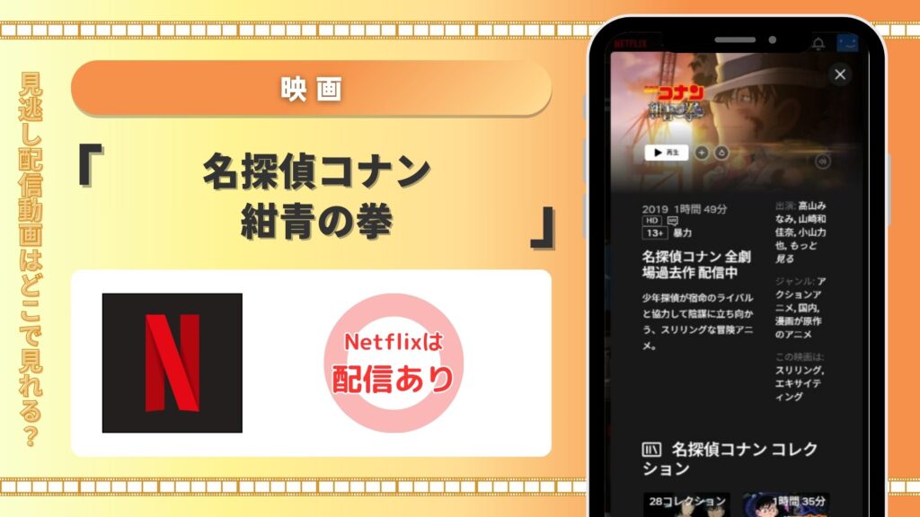 名探偵コナン紺青の拳配信Netflix