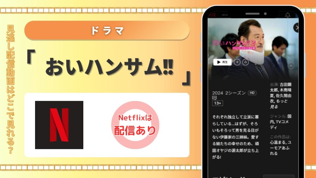 おいハンサム配信Netflix