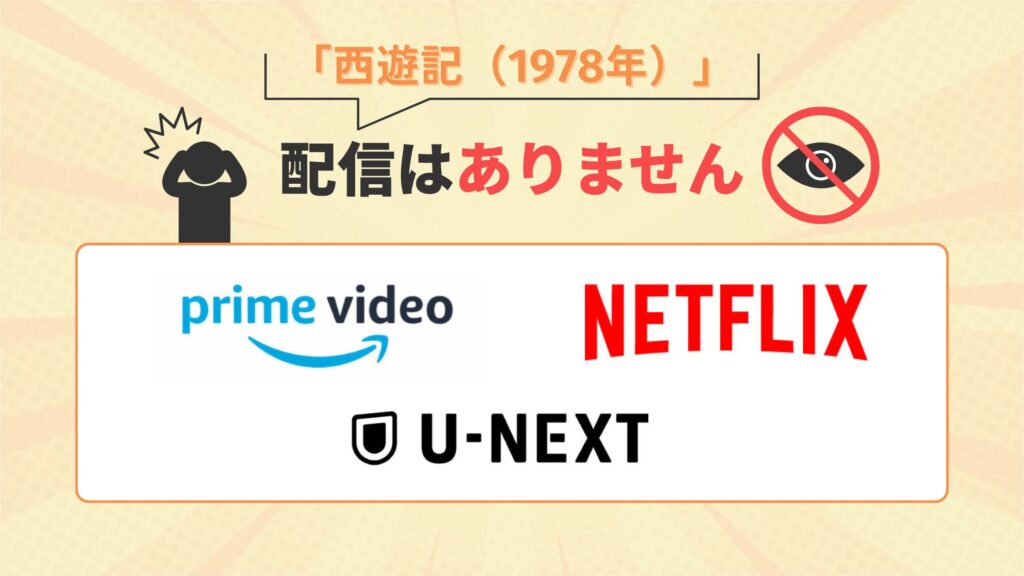 ドラマ 西遊記 1978年 配信