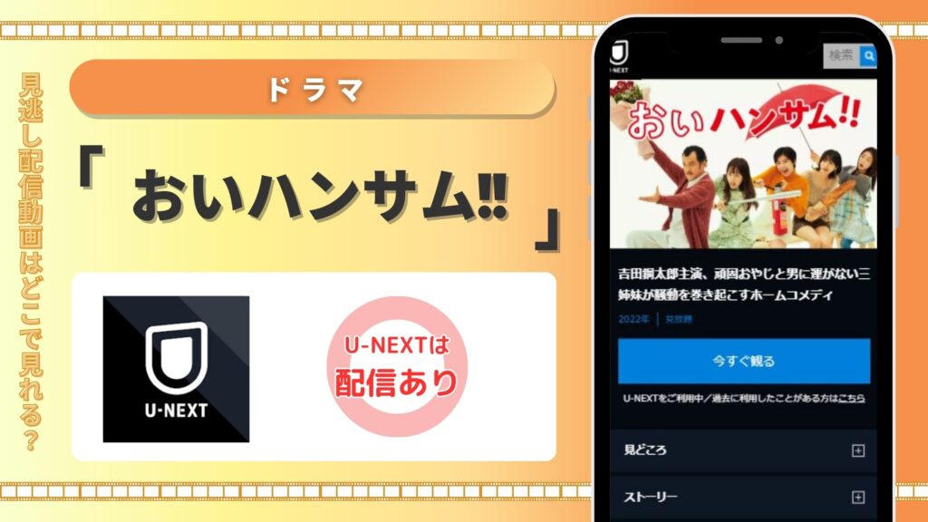 おいハンサム配信U-NEXT