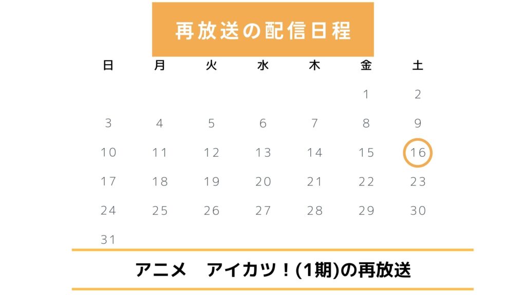 アニメ「アイカツ!(1期)」 再放送