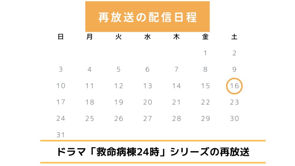 ツタヤディスカス ドラマ 救命病棟24時 再放送