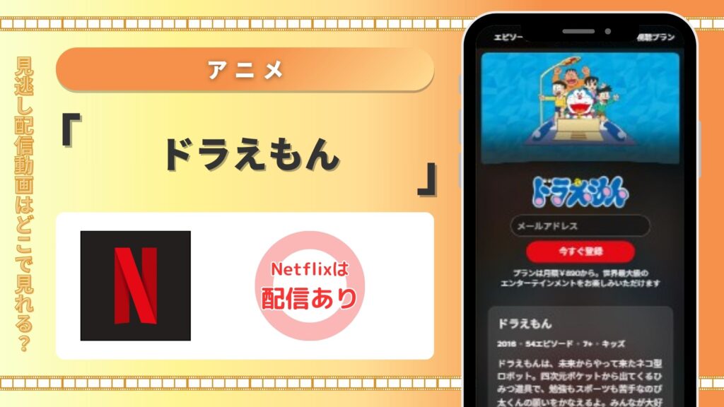 アニメドラえもんシリーズNetflix
