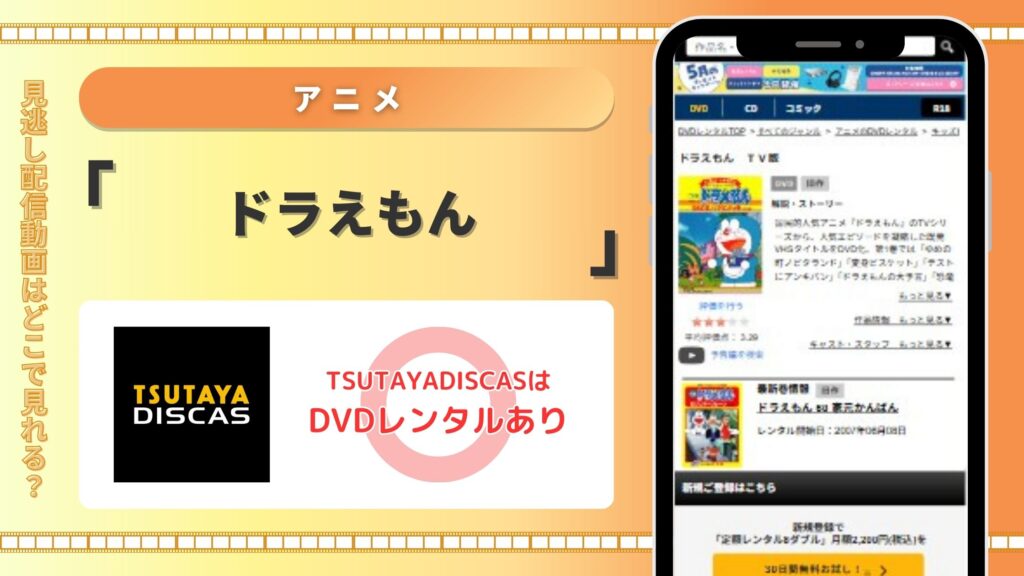 アニメドラえもん‐TSUTAYADIS