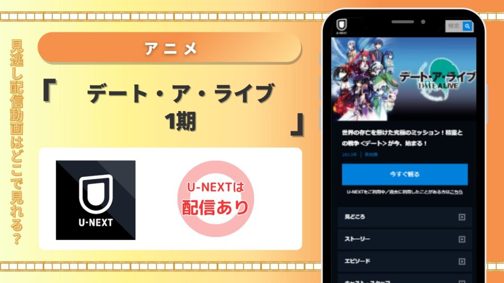 デート・ア・ライブ(1期) U-NEXT