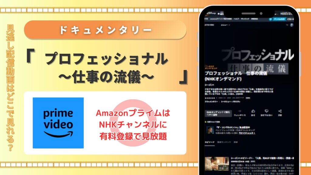 プロフェッショナル仕事の流儀Amazon