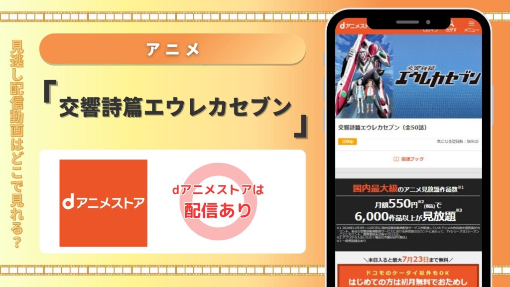 交響詩篇エウレカセブン配信dアニメストア