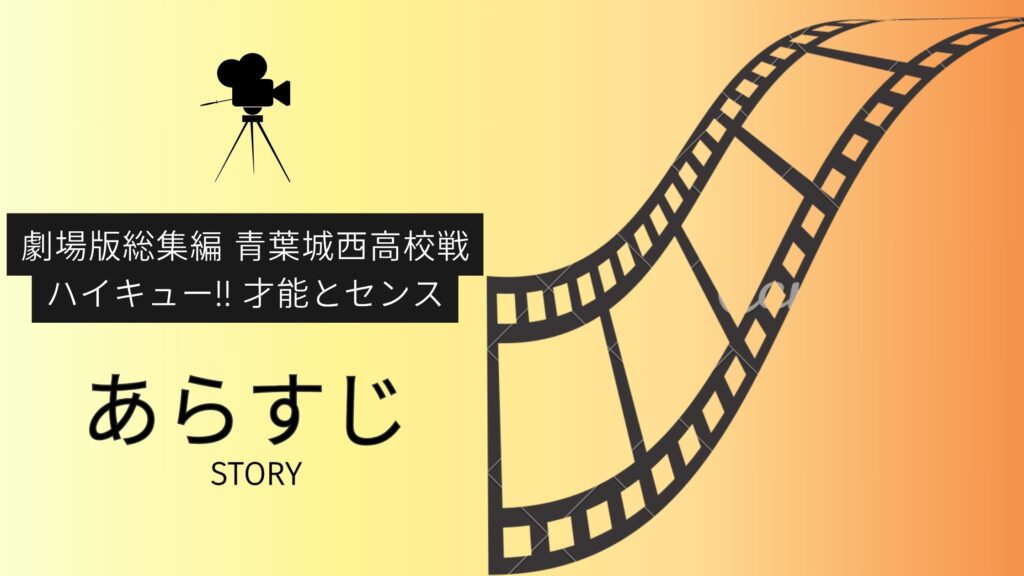 映画「劇場版総集編 青葉城西高校戦 ハイキュー!! 才能とセンス」あらすじ