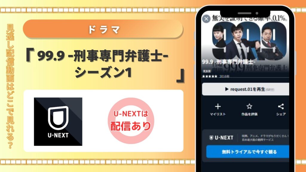ドラマ「99.9 -刑事専門弁護士- シーズン1」