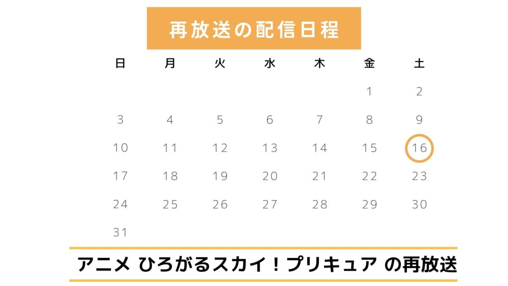 【2025年最新版】アニメ「ひろがるスカイ!プリキュア」の地上波再放送予定は?