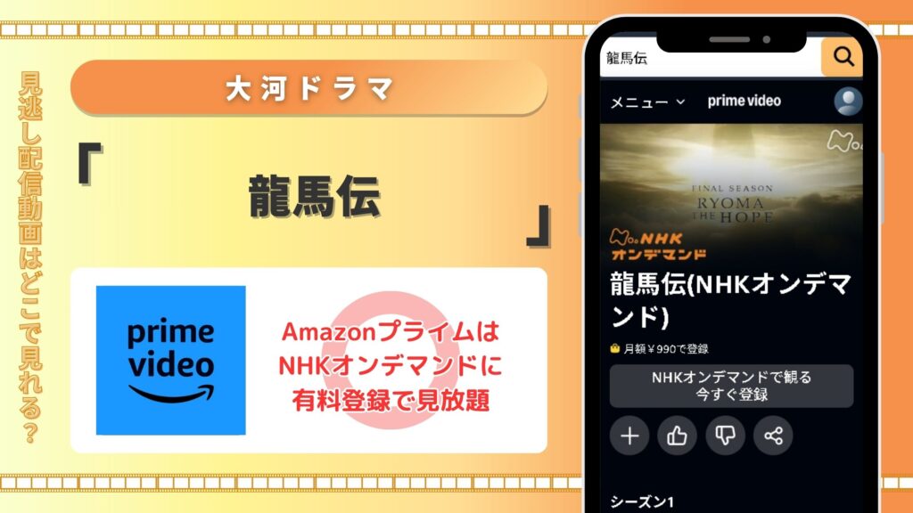 ドラマ龍馬伝‐Amazonプライム
