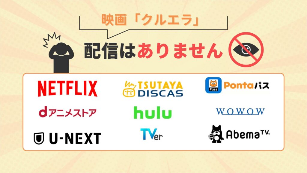 映画「クルエラ」はNetflix（ネトフリ）で配信はなし