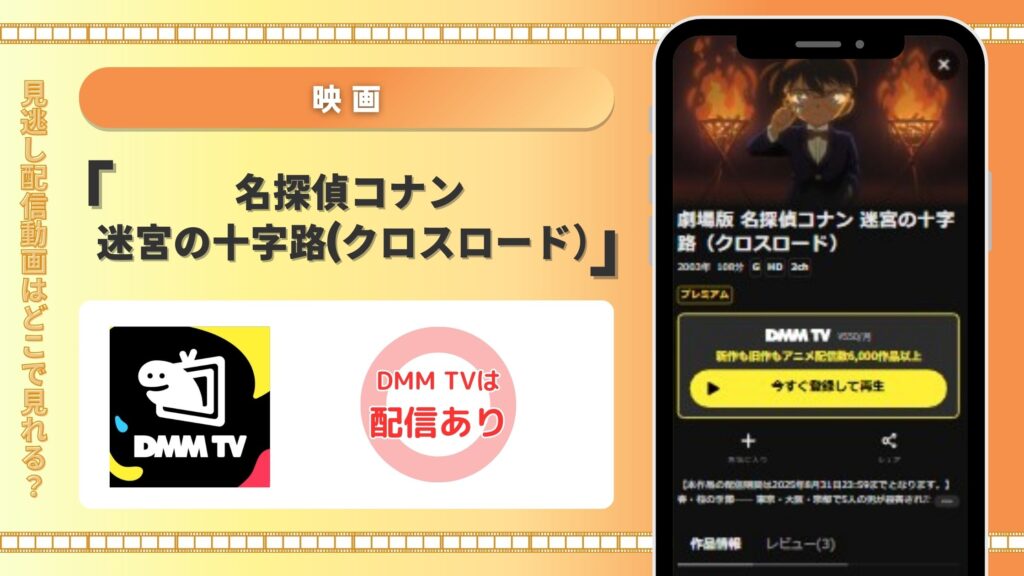 名探偵コナン迷宮の十字路(クロスロード)‐DMMTV