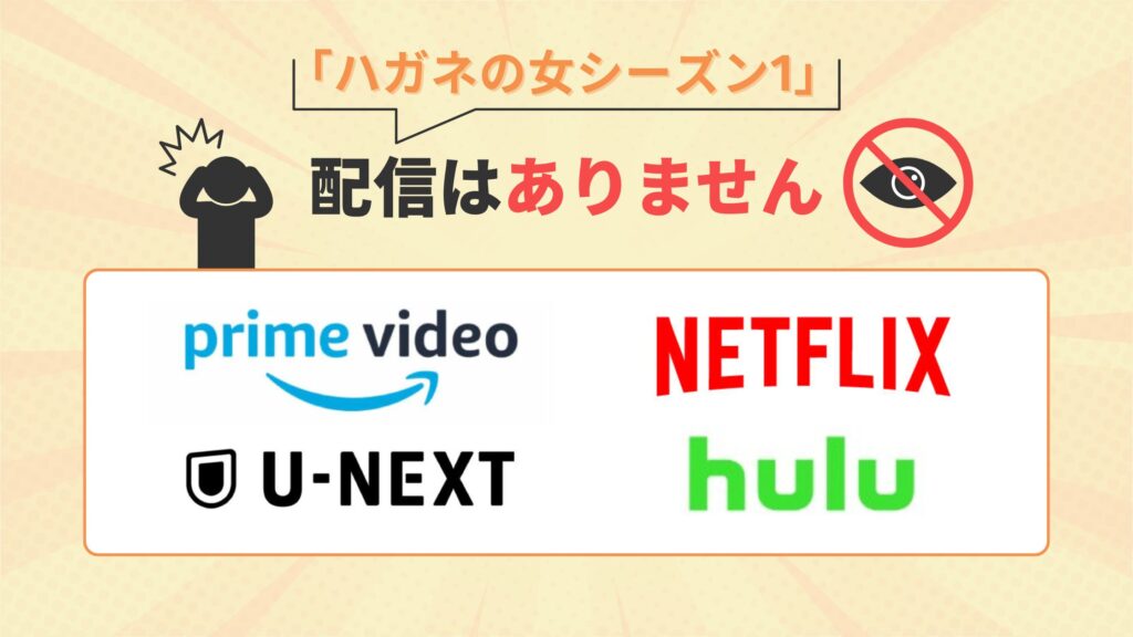 ドラマ ハガネの女シーズン1　配信