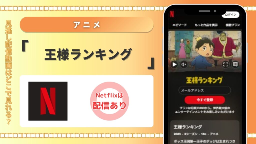アニメ王様ランキング‐Netflix