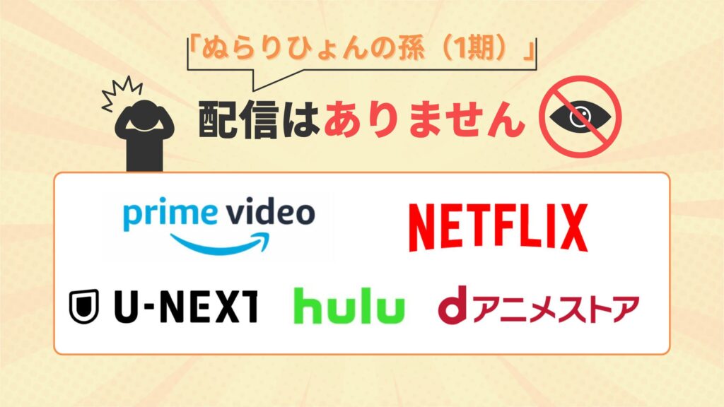 アニメ ぬらりひょんの孫1期　配信