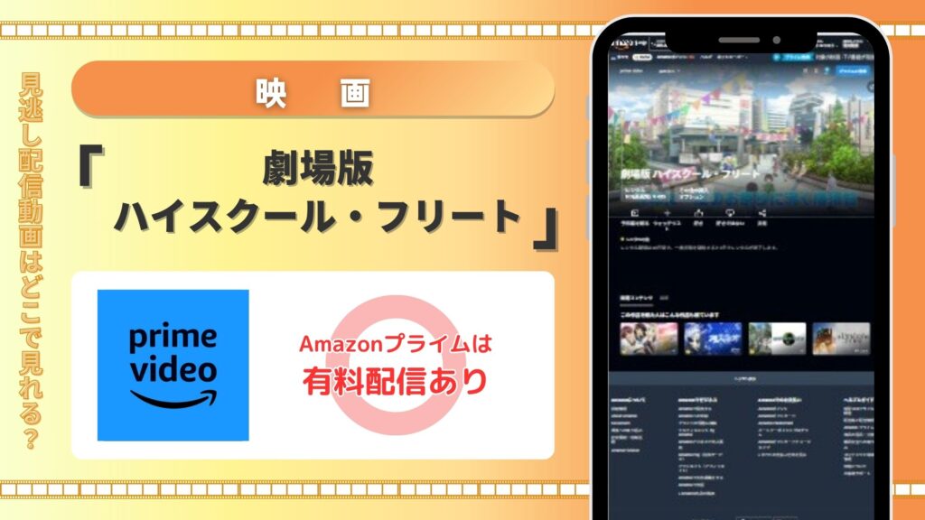 【30日間無料】Amazonプライムで映画「劇場版 ハイスクール・フリート」の配信はある？