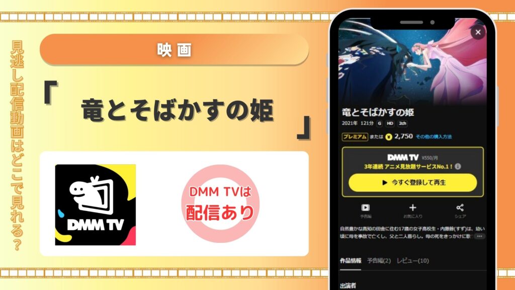 DMMTV　竜とそばかすの姫