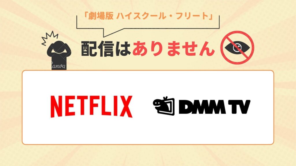 Netflix・DMM TVで映画「劇場版 ハイスクール・フリート」の配信はなし