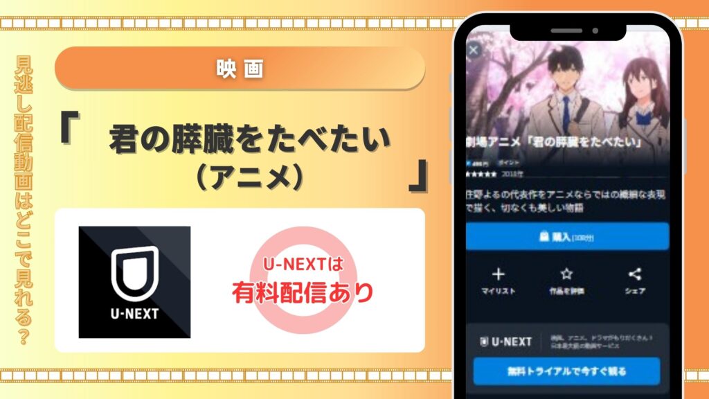 君の膵臓をたべたい‐映画‐U-NEXT