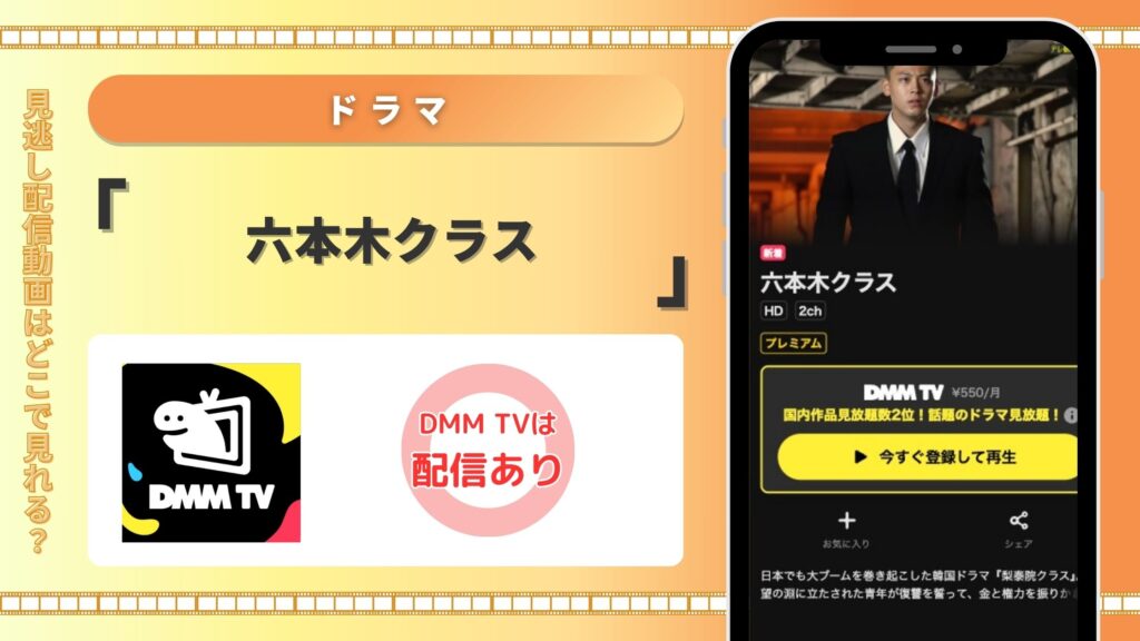 DMMTV ドラマ　六本木クラス