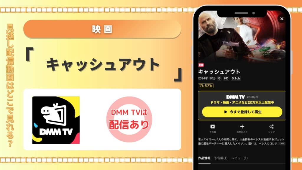 DMMTV 映画　キャッシュアウト
