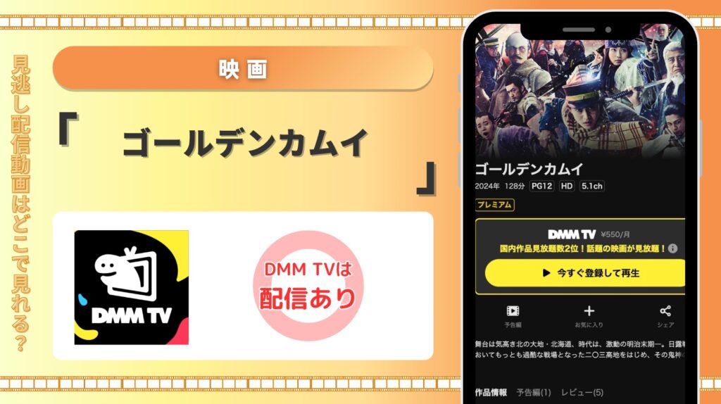 DMMTV 映画 ゴールデンカムイ