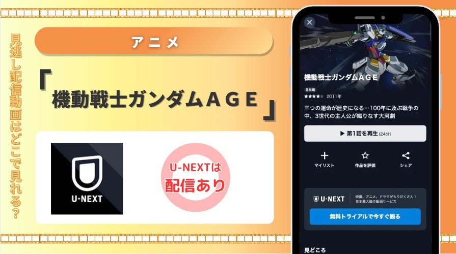 U-NEXT アニメ 配信