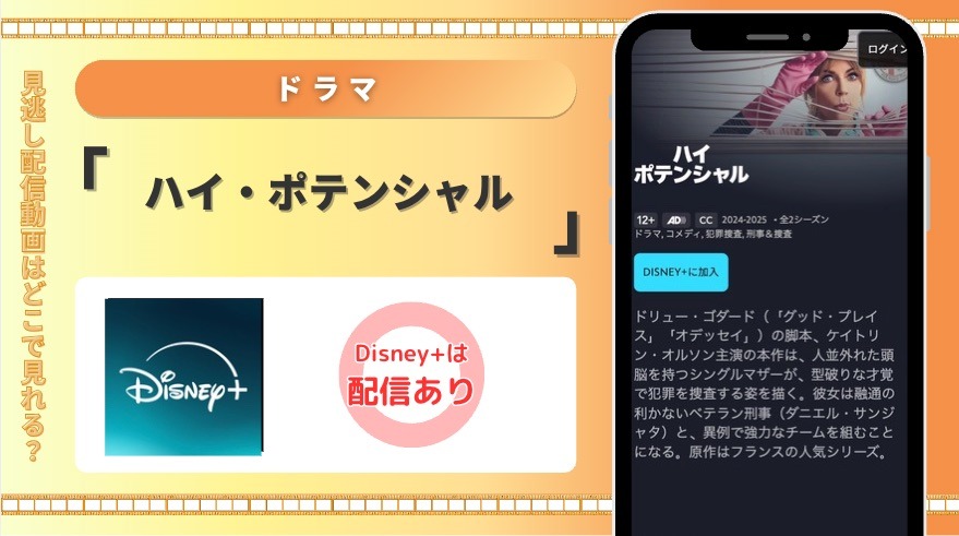 ディズニープラス 映画 ハイ・ポテンシャル 見放題