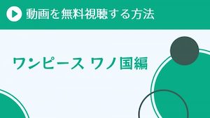 ワンピース ワノ国編の配信