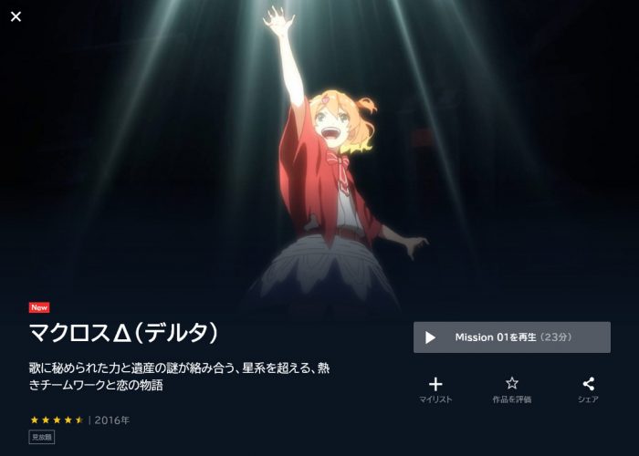 アニメ マクロスd を配信してる無料動画サイトまとめ 超 アニメディアvod比較